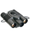 Go the distance with the Sharper Image's innovative digital camera binoculars. Engineered with powerful optics, these binoculars help you get up-close and personal with your subjects, then let you capture every detail in digital clarity. Model 1624596.