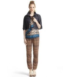 The printed pant is a season must-have! Get the look with this Bar III pair that's perfectly slouchy for a stylish look! The printed pant is a season must-have! Get the look with this Bar III pair that's perfectly slouchy for a stylish look!
