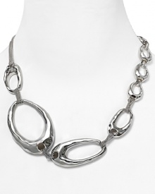 Give into glamour with this high-shine graduated pendant necklace from ABS bu Allen Schwartz, boasting a delicate shape and bold sparkle. Give into glamour with this high-shine graduated pendant necklace from ABS bu Allen Schwartz, boasting a delicate shape and bold sparkle.