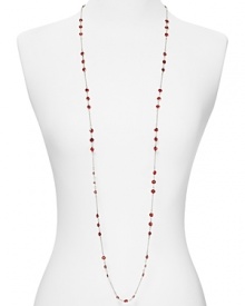 Pop rocks! This ABS by Allen Schwartz necklace features a luxe array of delicate stone channels set against a simple silver chain. Pop rocks! This ABS by Allen Schwartz necklace features a luxe array of delicate stone channels set against a simple silver chain.