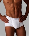 Polo Ralph Lauren three pack classic midrise briefs. Three pack of classic cotton midrise briefs. Signature woven waistband.