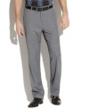 These heathered pants from INC International Concepts anchor any look with understated appeal.