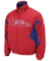 Join the big leagues with this MLB Philadelphia Phillies insulated performance jacket from Majestic.