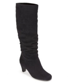 Perfectly polished with a laid-back undertone. The sleek Running Play boots by Aerosoles offer supreme comfort wrapped up in a cool, slouchy package - perfect with a pair of skinny leg jeans. Perfectly polished with a laid-back undertone. The sleek Running Play boots by Aerosoles offer supreme comfort wrapped up in a cool, slouchy package - perfect with a pair of skinny leg jeans.