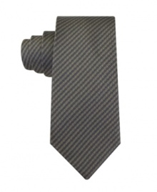 Blur the lines between cool and classic with this striped tie from Bar III.