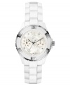 Indulge in high-fashion with this crisp watch by Gc Swiss Made Timepieces.