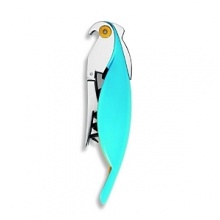 These adorable parrot corkscrews are the perfect addition to any party. Made of aluminum, they come in blue, green or black. These adorable parrot corkscrews are the perfect addition to any party. Made of aluminum, they come in blue, green or black.