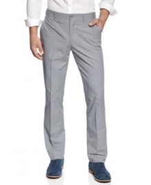 Bold and versatile, these flat-front dress pants from American Rag will be a dynamic addition to your working wardrobe. Bold and versatile, these flat-front dress pants from American Rag will be a dynamic addition to your working wardrobe.
