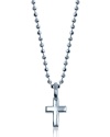 This cross pendant from Alex Woo is understated and spiritual -- complete with a cool chain in striking sterling silver.