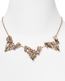 Three is always better than one. Give every basic neckline an East Village edge with this rose gold and pyrite pendant necklace from Alexis Bittar. Three is always better than one. Give every basic neckline an East Village edge with this rose gold and pyrite pendant necklace from Alexis Bittar.