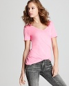 Michael Stars Tee - Slim Slouch V Neck