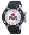 Go Bucks! Root for your team 24/7 with this sporty watch from Game Time. Features an Ohio State University logo at the dial.
