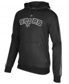 Keep the spirit of the court, and your favorite team, with you everywhere you go in this San Antonio Spurs NBA hoodie from adidas.