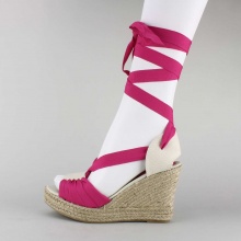 Bamboo Lexi Leg Wrap Wedge