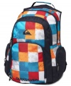 Express check out. Get out the door in no time when you store all your essentials in this colorful backpack from Quiksilver.