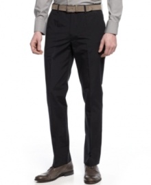 You'll have a solid handle on your style with these no-nonsense dress pants from American Rag. You'll have a solid handle on your style with these no-nonsense dress pants from American Rag.