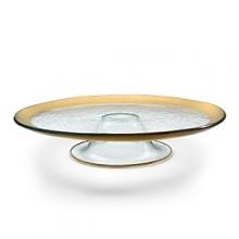 Ancient Italian relics are translated into an abstracted modern design in this handcrafted dinnerware and serving collection from designer Ann Morhauser. This handpainted, 24 karat gold collection tastefully accentuates everything from sleek, modern designs to delicate porcelain, or can be used on its own as a dramatic statement. Ancient Italian relics are translated into an abstracted modern design in this handcrafted dinnerware and serving collection from designer Ann Morhauser. This handpainted, 24 karat gold collection tastefully accentuates everything from sleek, modern designs to delicate porcelain, or can be used on its own as a dramatic statement.
