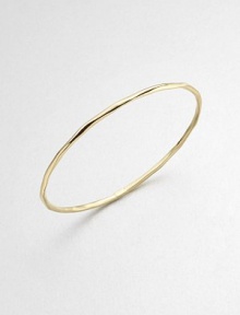 From the Glamazon Collection. A simply chic style in hammered 18k gold, perfect for stacking. 18k goldDiameter, about 2.5Slip-on styleImported From the Glamazon Collection. A simply chic style in hammered 18k gold, perfect for stacking. 18k goldDiameter, about 2.5Slip-on styleImported