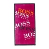 Give this fun logo design by HUGO BOSS your stamp of approval - it's a bold towel that's ready for the beachfront or the poolside.