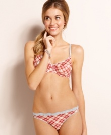 Pretty lace with a perfect print. Material Girl's Unlined bra features underwire cut and sew cups that are decorated in all-over lace. Style #MG132 Pretty lace with a perfect print. Material Girl's Unlined bra features underwire cut and sew cups that are decorated in all-over lace. Style #MG132