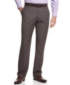 Bring your work wardrobe to current status. An up-to-date fit make these Perry Ellis pants a contemporary classic.