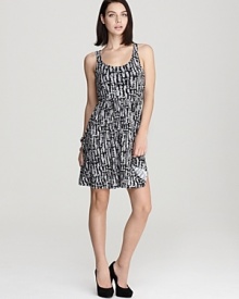 An abstract print and slim silhouette create a smart look you can take from the office to off hours without missing a beat. Work the Aqua dress all season long--this is one staple you can't be without! An abstract print and slim silhouette create a smart look you can take from the office to off hours without missing a beat. Work the Aqua dress all season long--this is one staple you can't be without!