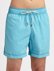 EXCLUSIVELY AT SAKS. A retro look inspired by the St. Tropez region where the label found its name, finished with bold color and quick-dry convenience. Drawstring waist Side slash, back button pockets Inseam, about 5 Mesh lining Polyamide Hand wash Imported EXCLUSIVELY AT SAKS. A retro look inspired by the St. Tropez region where the label found its name, finished with bold color and quick-dry convenience. Drawstring waist Side slash, back button pockets Inseam, about 5 Mesh lining Polyamide Hand wash Imported