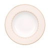 The Samarkand bone china collection by Villeroy & Boch combines stylish, exotic elements with timeless elegance. Precious golden bands and chains decorate this pure white bone china pattern. Warm ivory tones add a harmonious touch. Mix and match with the coordinating Mosaic-designed dinner or salad plate for a look that is truly your own.