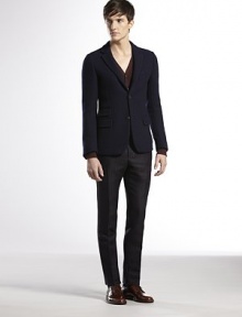 Caspian salotto jacquard skinny pant shaped and tailored in Italy.Tab hook-and-eye closure with zipperOn seam front pocketsBack besom pockets with button83% wool/17% silkDry cleanMade in Italy Caspian salotto jacquard skinny pant shaped and tailored in Italy.Tab hook-and-eye closure with zipperOn seam front pocketsBack besom pockets with button83% wool/17% silkDry cleanMade in Italy