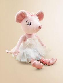 Standing a majestic 45 tall, this delightful pink plush cloth doll will keep youngsters on their toes. Dressed as Odette in a shimmering white tutu, she has a charming pink satin bow on her white tulle headpiece, and pink satin toe shoes on her feet.Standing height, 45Recommended for children 3 years old and upImported Standing a majestic 45 tall, this delightful pink plush cloth doll will keep youngsters on their toes. Dressed as Odette in a shimmering white tutu, she has a charming pink satin bow on her white tulle headpiece, and pink satin toe shoes on her feet.Standing height, 45Recommended for children 3 years old and upImported
