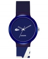 Show your love for Lacoste with this logo-printed Goa collection watch.