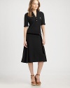 The iconic mesh polo, transformed into an iconic mesh dress, simple and breezy in pure cotton with a subtly flared skirt.Ribbed polo collarThree-quarter sleeves with turn-back cuffsButton placket with mother-of-pearl buttonsEmbroidered polo pony logo on chestSelf-tie belt with D-ring buckleSide insets for a gently flared skirtAbout 24 from natural waistCottonMachine washImported Model shown is 5'7½ (171cm) wearing US size Small. 