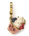 This charm looks stylish and delicious with everyone's favorite - ice cream - as a yummy reminder.