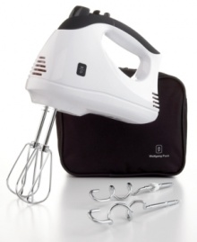Mix things up-create a new order in your kitchen with this versatile & convenient hand mixer. With 240 watts of power, two chrome-plated dough hooks and a rubberized, ergonomic handle, this hand mixer conquers every step of the recipe. 1-year warranty. Model WPHMO240. Mix things up-create a new order in your kitchen with this versatile & convenient hand mixer. With 240 watts of power, two chrome-plated dough hooks and a rubberized, ergonomic handle, this hand mixer conquers every step of the recipe. 1-year warranty. Model WPHMO240.