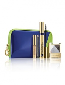 Be a Modern Artist. Master the art of the perfect smoky eye with dramatic shades of grey. This gift collection includes a Modern Artist, color-block case Sumptuous Extreme Mascara in Full-Size, an Eye Shadow Compact, Pure Color Eyeliner, and Double Wear Concealer. Be a Modern Artist. Master the art of the perfect smoky eye with dramatic shades of grey. This gift collection includes a Modern Artist, color-block case Sumptuous Extreme Mascara in Full-Size, an Eye Shadow Compact, Pure Color Eyeliner, and Double Wear Concealer.