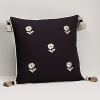 Complementing your linens, these decorative pillows are the ultimate accessory. Featuring an embroidered pillow with the same full bow as seen on the duvet and shams. The solid pleated decorative pillow is accented by a pleated flange and the dot bolster is accented by silver embroidered dots on crisp white cotton.