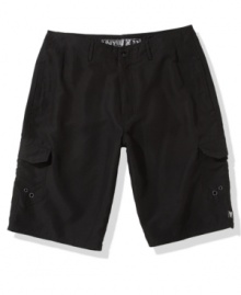 Carry on. You'll be hands-free and feeling fine in these cargo shorts from Univibe designed to hold your essentials. Carry on. You'll be hands-free and feeling fine in these cargo shorts from Univibe designed to hold your essentials.