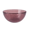 A lightly hammered texture embellishes the colored glass of this cereal bowl from Artland, for timelessly elegant artisanal style.