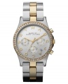 Shine on with the Swarovski sparkle of this Marc by Marc Jacobs watch.
