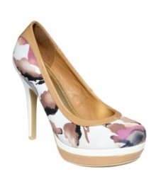 Make a fashion tribute to spring with the lovely Chance pumps by Baby Phat. Their floral upper and stacked platform are the perfect combo of sexy and sweet. Make a fashion tribute to spring with the lovely Chance pumps by Baby Phat. Their floral upper and stacked platform are the perfect combo of sexy and sweet.