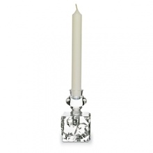 Inspired by nature and the Dutch art of lace-making, this intriguing candleholder, designed by Marcel Wanders, is a part of the designer's United Crystal Woods collection. Inspired by nature and the Dutch art of lace-making, this intriguing candleholder, designed by Marcel Wanders, is a part of the designer's United Crystal Woods collection.