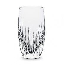 The rich, beveled pattern emphasizes the gleam of the sensuously curved crystal. The rich, beveled pattern emphasizes the gleam of the sensuously curved crystal.