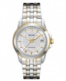 Bulova's Precisionist collection boasts a continuously sweeping second hand, accurate to 10 seconds a year. Bulova's Precisionist collection boasts a continuously sweeping second hand, accurate to 10 seconds a year.