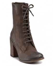 These lovely leather lace-up boots are just the thing for dressing up distressed denim, or roughing up a flirty floral dress. By Boutique 9. These lovely leather lace-up boots are just the thing for dressing up distressed denim, or roughing up a flirty floral dress. By Boutique 9.