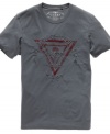 Give a little West Coast love with this comfortable graphic T shirt from Guess.