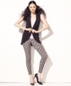 Add a pop of print to your style with these Bar III leggings -- perfect for a fashion-forward look!