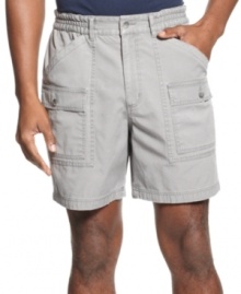 Neutral shorts from Club Room keep versatility at the max and will be a staple of any warm-weather wardrobe.