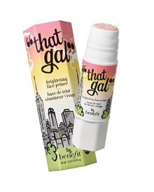 Go from dull to darling with that gal. It's a silky pink primer that makes skin appear smoother & brighter. Wear alone for clear complexion radiance or apply before makeup for smooth, effortless application. Re-brighten during the day with that gal. It's that gal perfection for a happy complexion. Go from dull to darling with that gal. It's a silky pink primer that makes skin appear smoother & brighter. Wear alone for clear complexion radiance or apply before makeup for smooth, effortless application. Re-brighten during the day with that gal. It's that gal perfection for a happy complexion.