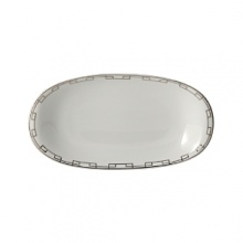 Inspired by the geometric designs of the Art Deco movement, Bernardaud's Baltic collection evokes the classic glamour and elegance of the 1930s. Crafted of exquisite porcelain and accented in platinum, it lends an air of sophistication to fine dining occasions. Inspired by the geometric designs of the Art Deco movement, Bernardaud's Baltic collection evokes the classic glamour and elegance of the 1930s. Crafted of exquisite porcelain and accented in platinum, it lends an air of sophistication to fine dining occasions.