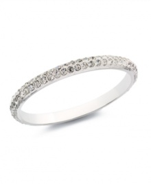 Clear and present chic! Charter Club's bracelet features an artfully arranged assortment of glass and crystal accents. Since they're transparent, they're easy to mix and match with just about any outfit in your wardrobe. Made in silver tone mixed metal. Approximate diameter: 2-1/4 inches. Clear and present chic! Charter Club's bracelet features an artfully arranged assortment of glass and crystal accents. Since they're transparent, they're easy to mix and match with just about any outfit in your wardrobe. Made in silver tone mixed metal. Approximate diameter: 2-1/4 inches.